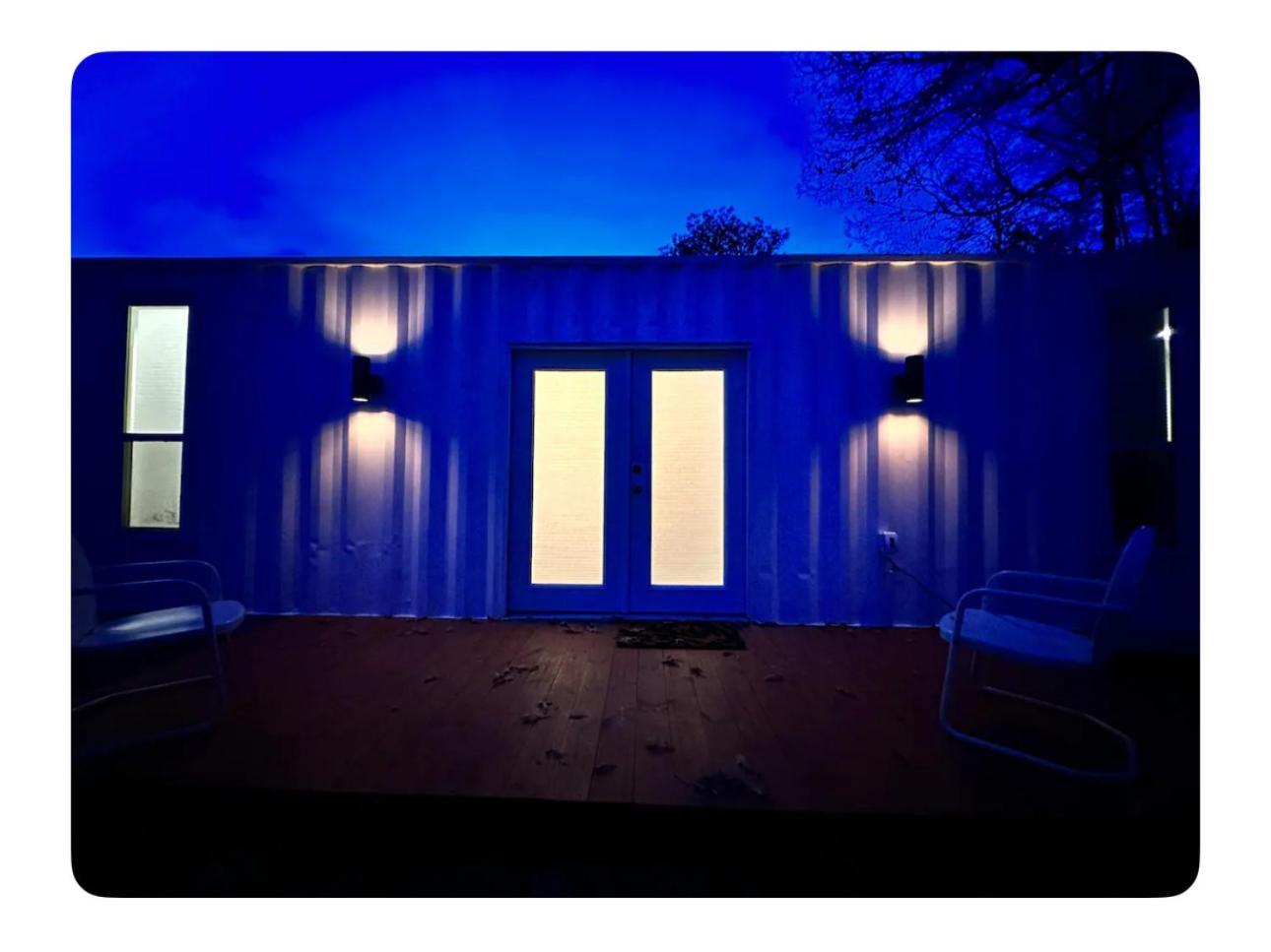Nomehaus Shipping Container Studio Residential Neighborhood Athens Exterior photo