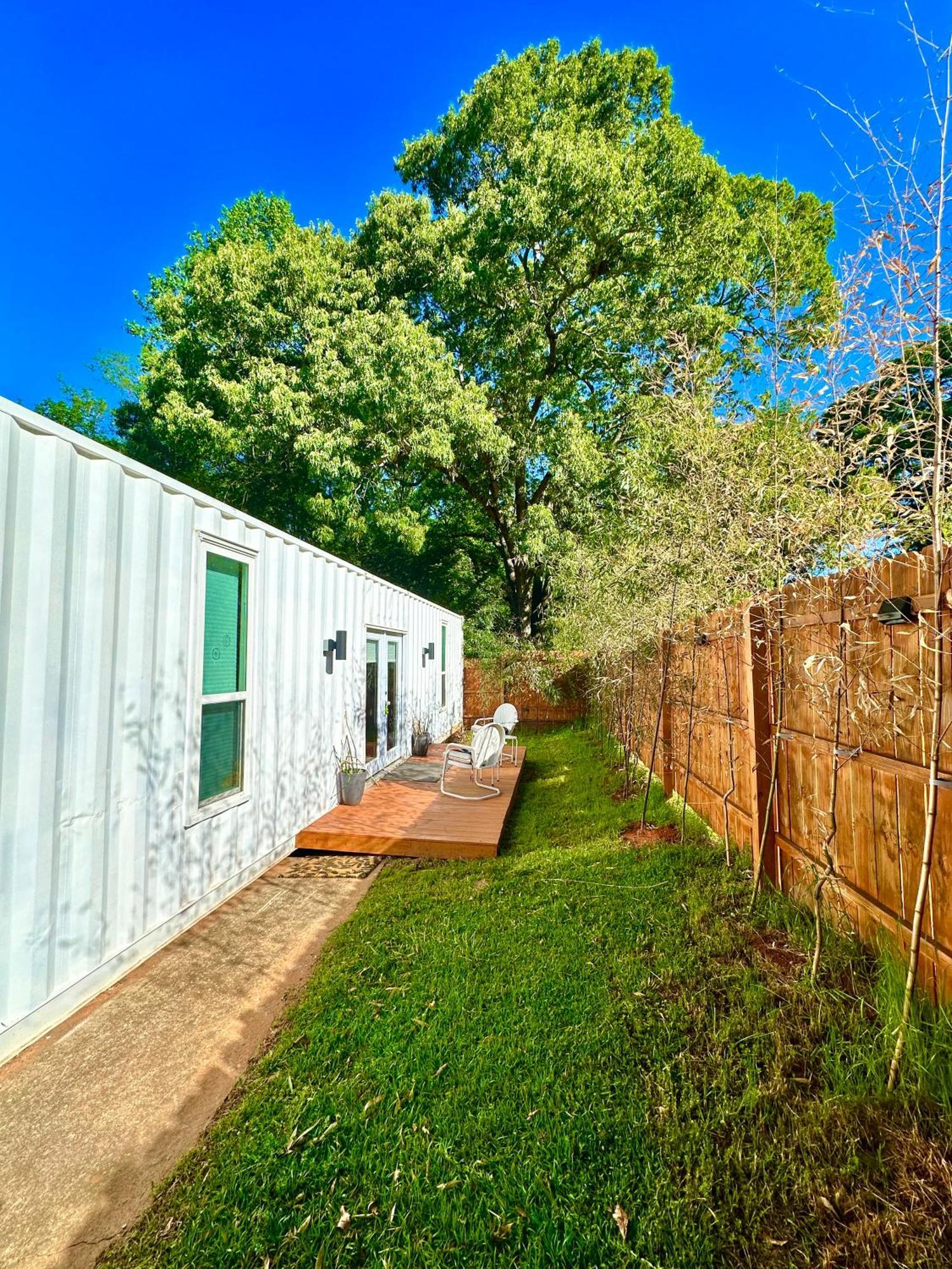 Nomehaus Shipping Container Studio Residential Neighborhood Athens Exterior photo